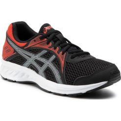 Buty ASICS - Jolt 2 Gs 1014A035 Black/Sheet Rock 008. Czarne buty sportowe damskie Asics, bez wzorów, ze skóry ekologicznej, sportowe, do biegania. Za 169,00 zł.