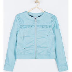 Kurtka. Niebieskie kurtki dziewczęce GROW YOUR DREAMS, z bawełny, długie. Za 129,90 zł.