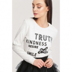 Jasnoszara Bluzka Sharp. Szare bluzki longsleeves other, l. Za 29,99 zł.
