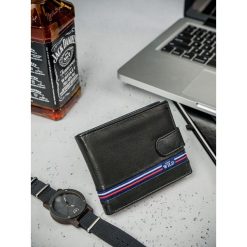 Ekskluzywny portfel skórzany męski skóra naturalna. Portfele męskie ALWAYS WILD, bez wzorów, ze skóry. Za 49,00 zł.