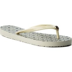 Klapki damskie: Japonki TORY BURCH – Thin Flip Flop 37149 Perfect Ivory/Octagon Sq 116