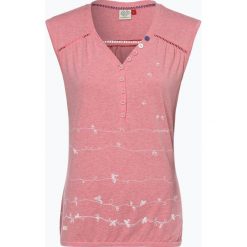Ragwear - Top damski – Salty B, czerwony. Czerwone topy damskie Ragwear, m, z nadrukiem, bez kołnierzyka. Za 69,95 zł.