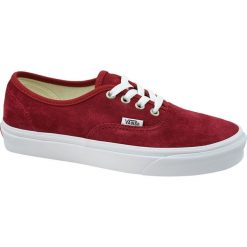 Vans Authentic VN0A38EMU5M1 38 Czerwone. Czerwone buty sportowe męskie Vans, ze skóry, bez zapięcia, vans authentic. W wyprzedaży za 299,99 zł.