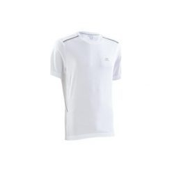 Koszulka do biegania RUN DRY+ BREATH męska. Białe koszulki sportowe męskie marki KALENJI, m, z poliesteru, do biegania. Za 49,99 zł.