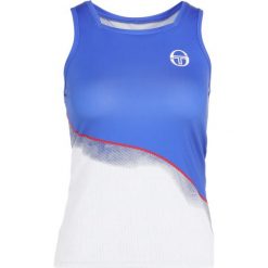 Topy sportowe damskie: sergio tacchini GRIDCOAST TANK Koszulka sportowa white/dazzling blue