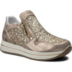 Sneakersy IGI&CO - Dku7 7773600 Taupe/Oro. Żółte półbuty damskie marki IGI&CO, na co dzień, z aplikacjami, ze skóry, bez obcasa, bez zapięcia. W wyprzedaży za 309,00 zł.
