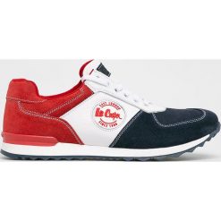 Lee Cooper - Buty. Czerwone buty sportowe męskie Lee Cooper, ze skóry, na sznurówki. W wyprzedaży za 199,90 zł.