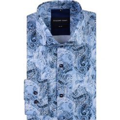 Koszula SIMONE KDWS000910. Szare koszule męskie na zimę, m, paisley, z elastanu, biznesowe. Za 229,00 zł.