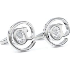 Srebrne spinki do mankietów - symbol małpy U32. Szare spinki do mankietów męskie Modini Moda Męska, srebrne. W wyprzedaży za 49,51 zł.