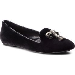Lordsy TWINSET - Ballerina CA8PDN Bic.Nero/Nero 01388. Czarne półbuty damskie Twinset, ze skóry, bez obcasa, na obcasie. W wyprzedaży za 589,00 zł.