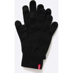 Levi's - Rękawiczki. Szare rękawiczki męskie Levi's®, bez wzorów, z bawełny. Za 89,90 zł.