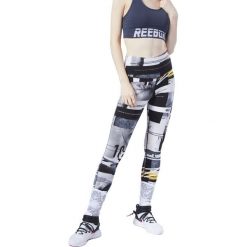 Reebok Meet You There Legginsy Wielokolorowy. Spodnie damskie Reebok, s, z elastanu. Za 171,95 zł.