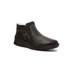 RIEKER 05388-00. Czarne botki męskie Rieker, bez zapięcia. Za 299,99 zł.