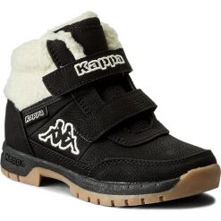 Trapery KAPPA - Bright Mid Fur K 260329K Black/Offwhite 1143. Czarne kozaki dziewczęce marki Kappa. Za 129,00 zł.