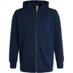 Bluzy męskie: adidas Performance ESSENTIAL LINEAR Bluza rozpinana dark blue