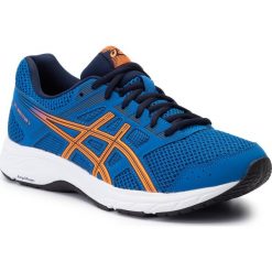 Buty ASICS - Gel-Contend 5 1011A256 Lake drive/Shocking Orange 404. Niebieskie buty sportowe męskie Asics, z tworzywa sztucznego, bez zapięcia, do biegania. W wyprzedaży za 219,00 zł.