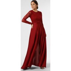 Swing - Damska sukienka wieczorowa, czerwony. Czerwone sukienki damskie Swing, bez wzorów, z koronki, eleganckie, bez kołnierzyka, z długim rękawem, długie, maxi. Za 799,95 zł.