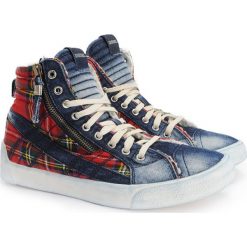 Diesel Sneakersy "D-String Plus". Białe trampki i tenisówki damskie Diesel, z materiału. Za 479,00 zł.