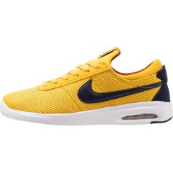 Nike SB AIR MAX BRUIN VPR TXT Sneakersy niskie yellow ochre/obsidian/red crush/white. Żółte sneakersy męskie marki Nike SB, bez zapięcia. Za 499,00 zł.