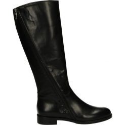 Kozaki - 2063 VIT NERO. Czarne buty zimowe damskie Venezia, ze skóry. Za 299,00 zł.