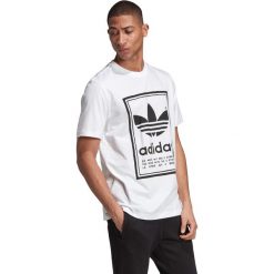 Adidas Originals Vintage Koszulka Biały. Białe podkoszulki męskie adidas Originals, m, z nadrukiem, z bawełny, vintage, bez kołnierzyka, z krótkim rękawem, krótkie. Za 95,95 zł.