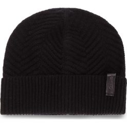 Czapka CALVIN KLEIN - Henry Hat K50K503110 001. Czarne czapki damskie marki Calvin Klein, bez wzorów, z wiskozy. W wyprzedaży za 149,00 zł.