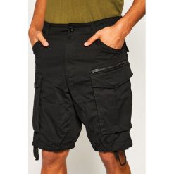 Szorty materiałowe G-Star Raw Rovic Zip D08566-5126-990. Czarne spodenki i szorty męskie G-Star RAW, m, bez wzorów, z elastanu, retro. W wyprzedaży za 289,00 zł.