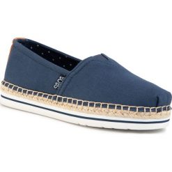 Espadryle SKECHERS - BOBS Breeze32719/NVY Navy. Niebieskie espadryle damskie Skechers, na co dzień, bez wzorów, z tworzywa sztucznego, bez obcasa, na płaskiej podeszwie, bez zapięcia. W wyprzedaży za 139,00 zł.