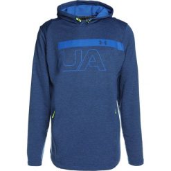 Bejsbolówki męskie: Under Armour TECH TERRY GRAPHIC HOODIE Bluza z kapturem moroccan blue