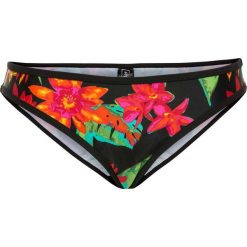 Stroje dwuczęściowe damskie: Figi bikini bonprix czarny z nadrukiem