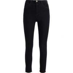 NAKD HIGHWAIST LONG SIDE SLIT Jeans Skinny Fit black. Czarne rurki damskie NA-KD. Za 189,00 zł.