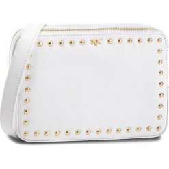 Torebka PINKO - Avison Pouch M Al 18-19 PLTT 1P216X Y4YM White Z04. Białe listonoszki damskie Pinko, ze skóry. W wyprzedaży za 769,00 zł.