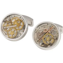 Tateossian GEAR INDUSTRIAL Spinka do mankietów silver. Szare spinki do mankietów męskie marki Tateossian, metalowe. Za 819,00 zł.