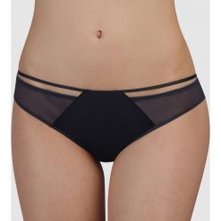 Figi: Dzianinowe figi brazylijskie z haftem, Luxe Collection