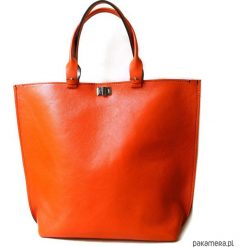 Shopper bag damskie: SHOPPER Pomarańcza