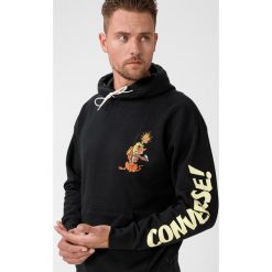 Converse Scooby-Doo Bluza Czarny. Czarne bluzy męskie Converse, s, z nadrukiem, z bawełny, bez kołnierzyka, bez rękawów, bez kaptura. Za 376,95 zł.