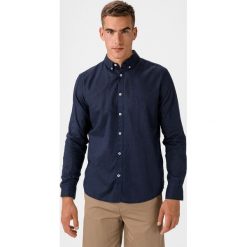 Tom Tailor Koszula Niebieski. Niebieskie koszule męskie Tom Tailor, l, bez wzorów, z bawełny, bez kołnierzyka, z długim rękawem. Za 206,95 zł.