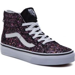 Tenisówki VANS - Sk8-Hi Zip VN0A3276VIQ1 (Glitter Stars) Black/Tru. Czarne trampki dziewczęce Vans, bez wzorów, ze skóry, na sznurówki. Za 259,00 zł.