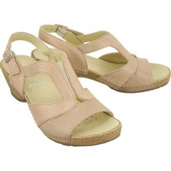 COMFORTABEL 710862-42 coral/sienna, sandały damskie. Sandały damskie Comfortabel, bez wzorów, ze skóry, bez obcasa, bez zapięcia. W wyprzedaży za 195,90 zł.
