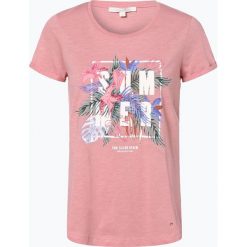 Tom Tailor Denim - T-shirt damski, różowy. Różowe t-shirty damskie TOM TAILOR DENIM, m, z nadrukiem, z bawełny, bez kołnierzyka. Za 69,95 zł.