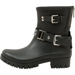 Buty zimowe damskie: Colors of California Kalosze black red