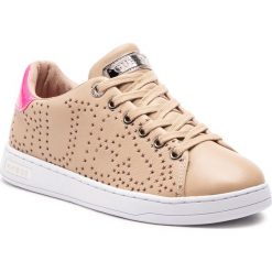 Sneakersy GUESS - Carterr2 FL5CRT LEA12 NATFU. Brązowe półbuty damskie Guess, ze skóry ekologicznej. W wyprzedaży za 319,00 zł.