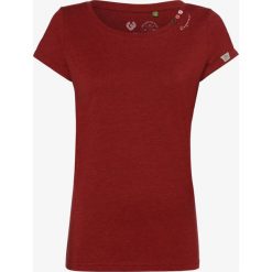 Ragwear - T-shirt damski – Florah, czerwony. Czerwone t-shirty damskie Ragwear, l, z napisami, z bawełny, bez kołnierzyka. Za 119,95 zł.