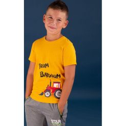 TXM t-shirt krótki rękaw chłopięcy 134 ŻÓŁTY. Żółte t-shirty chłopięce TXM, bez wzorów, z krótkim rękawem. Za 12,99 zł.