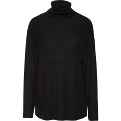 Miękki sweter z golfem bonprix czarny. Czarne golfy damskie bonprix, z długim rękawem. Za 99,99 zł.