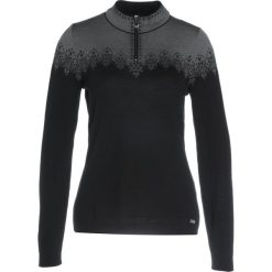 Swetry klasyczne damskie: Dale of Norway SNEFRID FEMININE Sweter black/schiefer