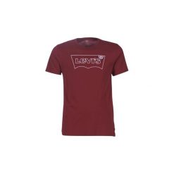 T-shirty z krótkim rękawem Levis HOUSEMARK GRAPHIC TEE. Czerwone t-shirty męskie Levi's®, s, bez wzorów, bez kołnierzyka, krótkie. Za 129,00 zł.