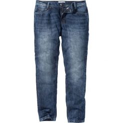 Jeansy męskie: Dżinsy Regular Fit Tapered bonprix ciemnoniebieski