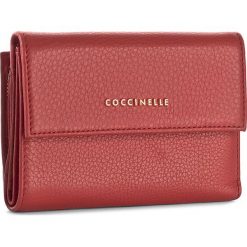 Portfele damskie: Duży Portfel Damski COCCINELLE – AW5 Metallic Soft E2 AW5 11 66 01 Coouelicot 209