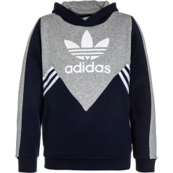 Adidas Originals HOODIE Bluza z kapturem collegiate navy/medium grey heather/white. Niebieskie bluzy męskie z kapturem marki adidas Originals, z bawełny. Za 249,00 zł.